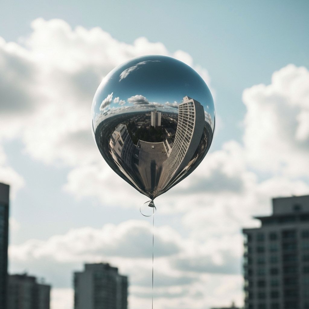 Marcel Wiskow - Fullstack Web Developer Portfolio - Silver metallic balloon representing modern web development